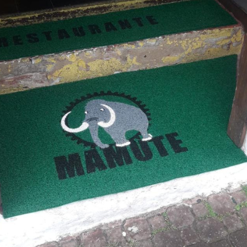 Tapete recortado para elevador ou rampa